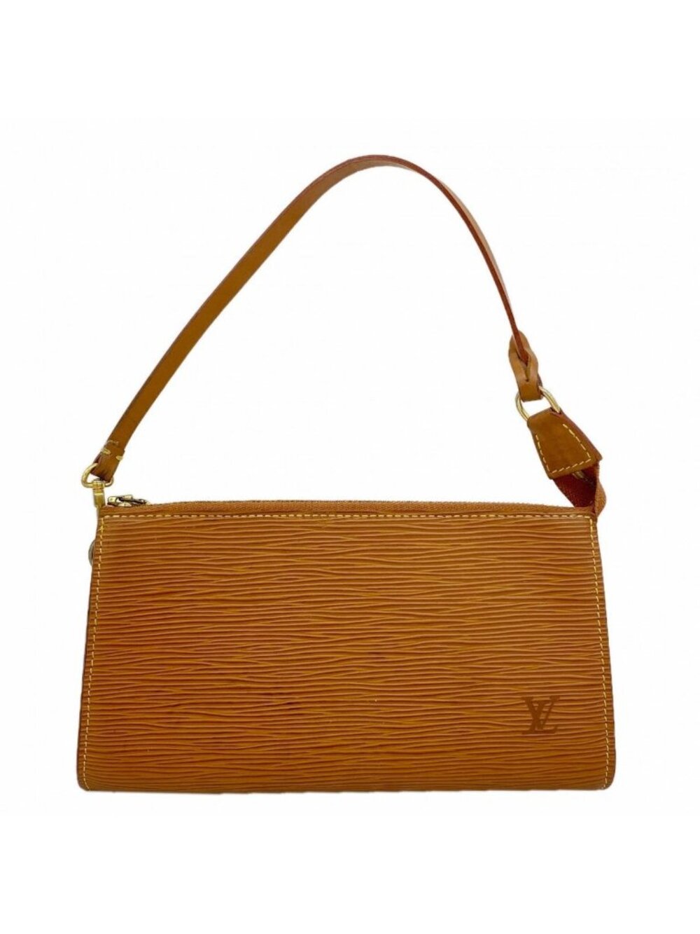 ★SOLD★ Louis Vuitton Pouch Epi Pochette Cipango Gold - Picture 1 of 9